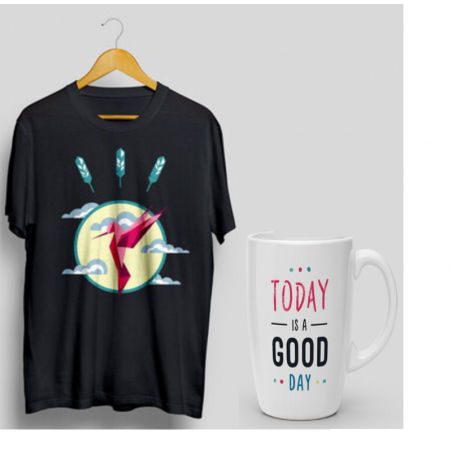 Pack T-shirt Colibri Noir XL & Mug Today
